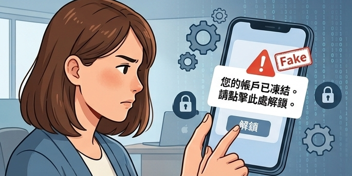 假客服冒用綠界物流要求點連結的詐騙對話截圖